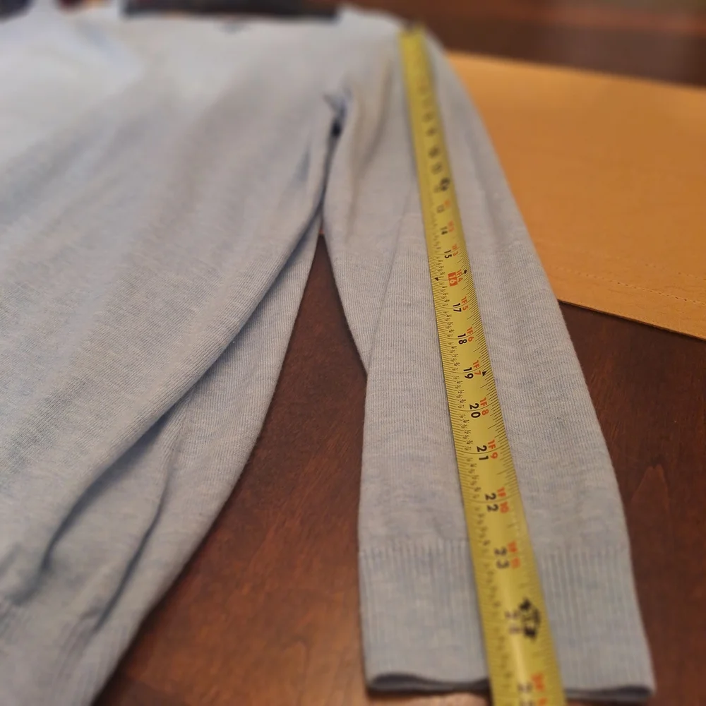 Talbots Light Powder Heather Blue Women's Sweater 2X